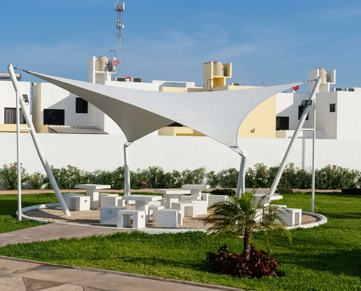 Poolside Shade Structure